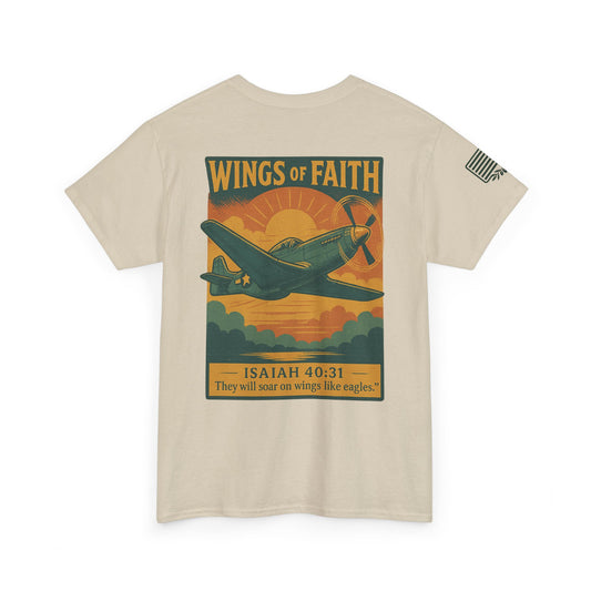 Wings of Faith Heavy Cotton Tee