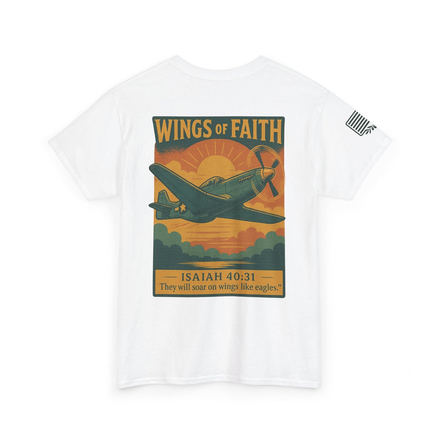 Wings of Faith Heavy Cotton Tee
