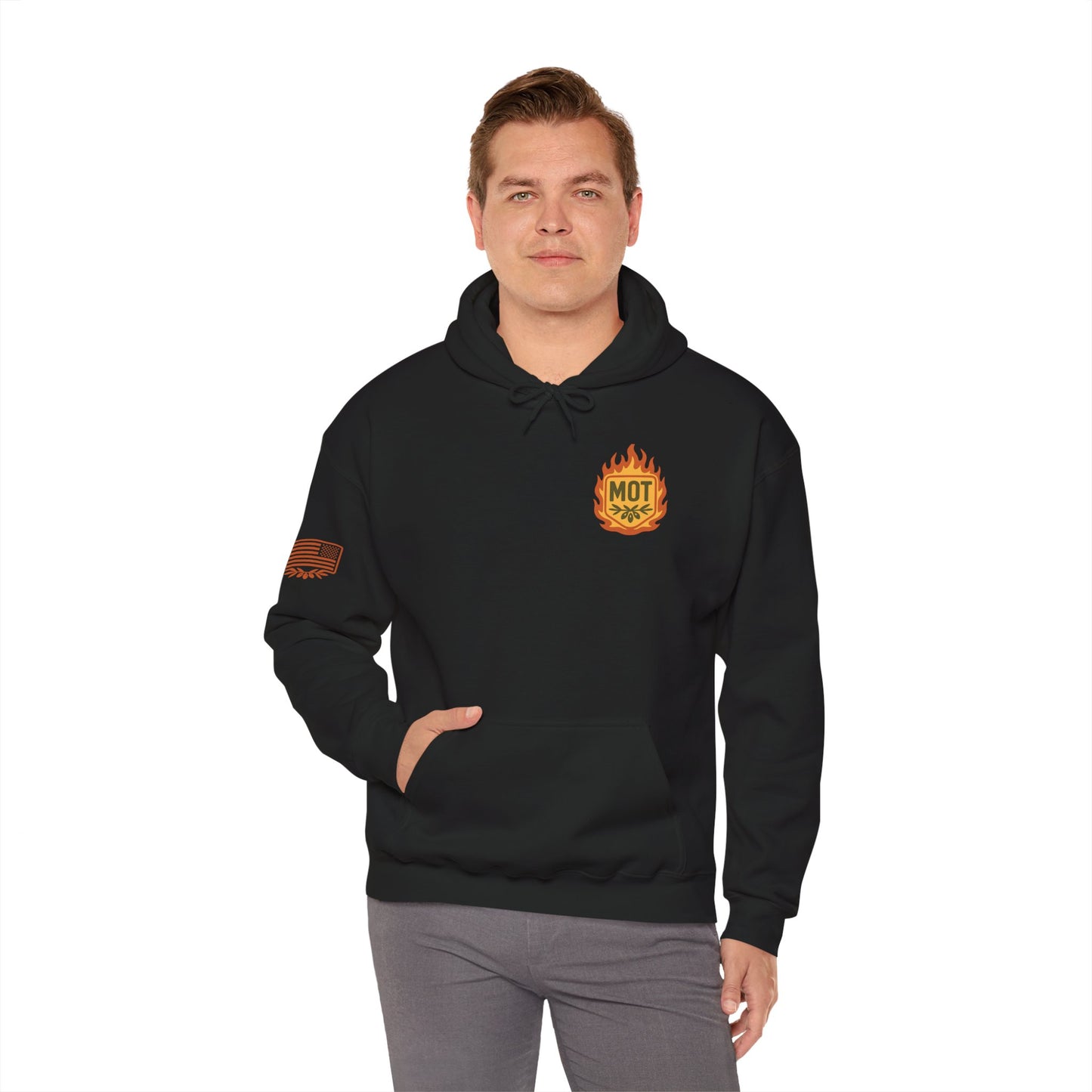 Faith In The Fire Heavy Hooded Sweatshirt