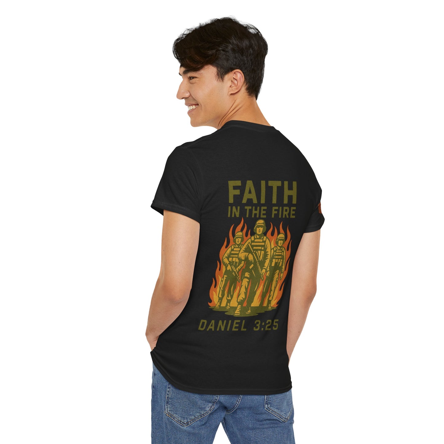 Faith In The Fire Heavy Cotton Tee