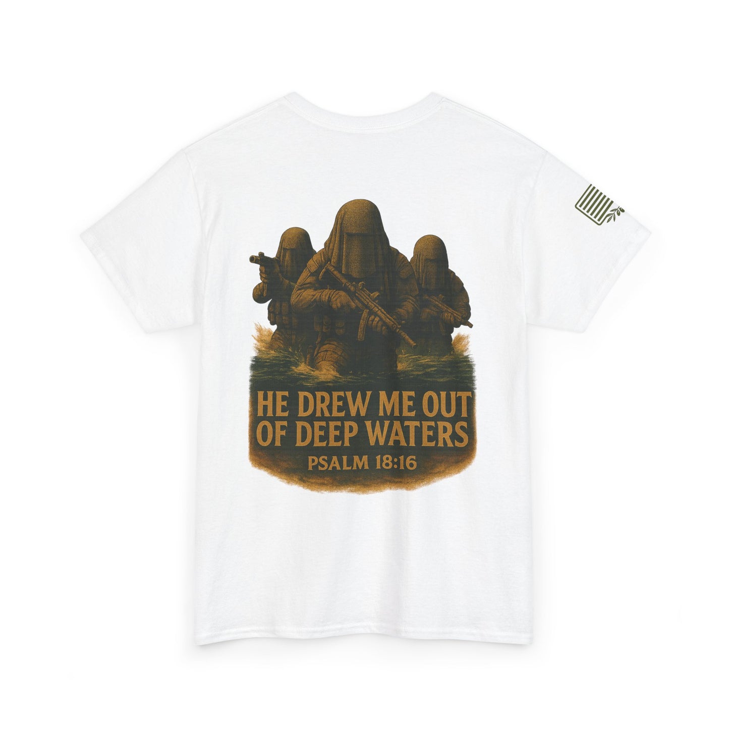 Psalm 18:16 Heavy Cotton Tee