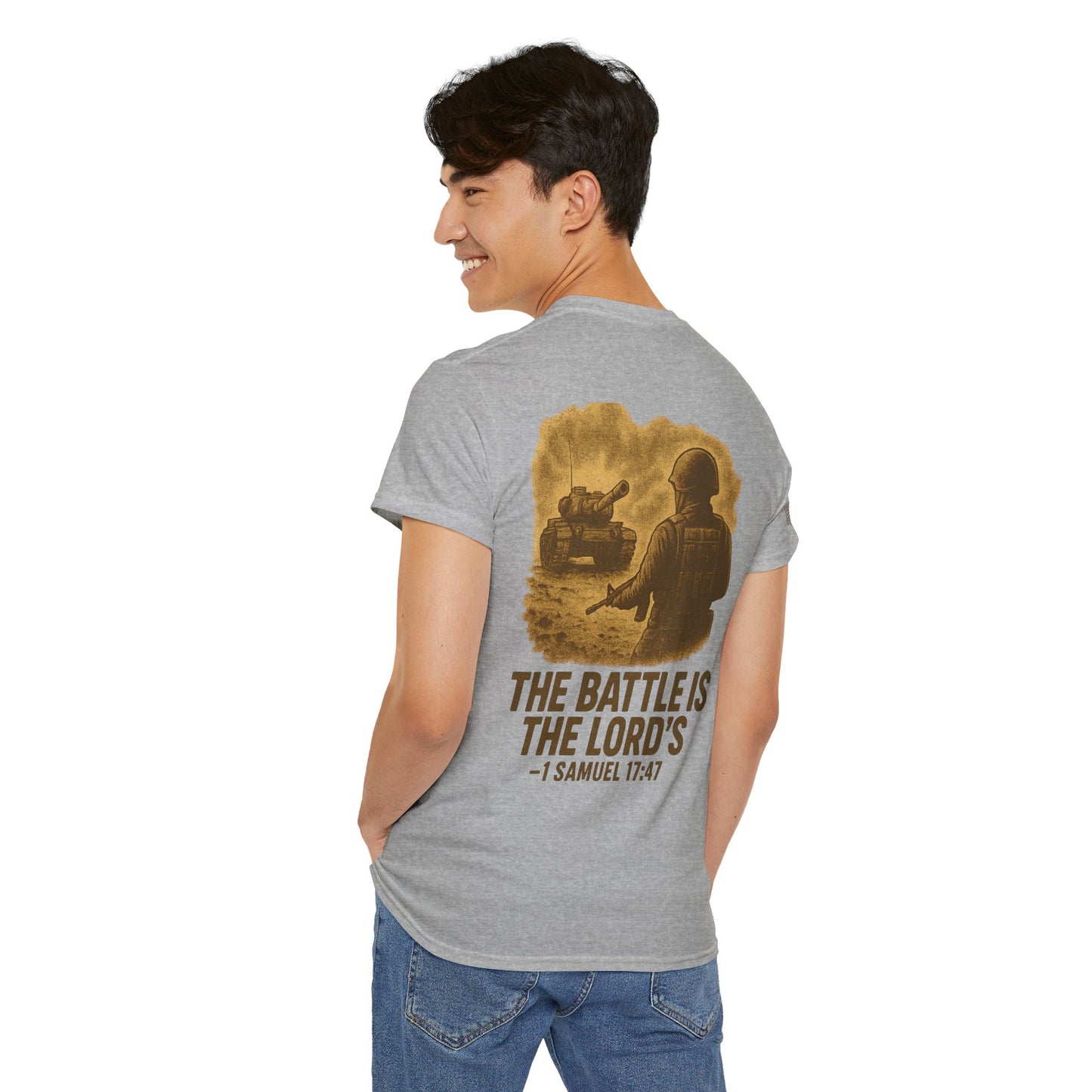 Samuel 17:47 Heavy Cotton Tee