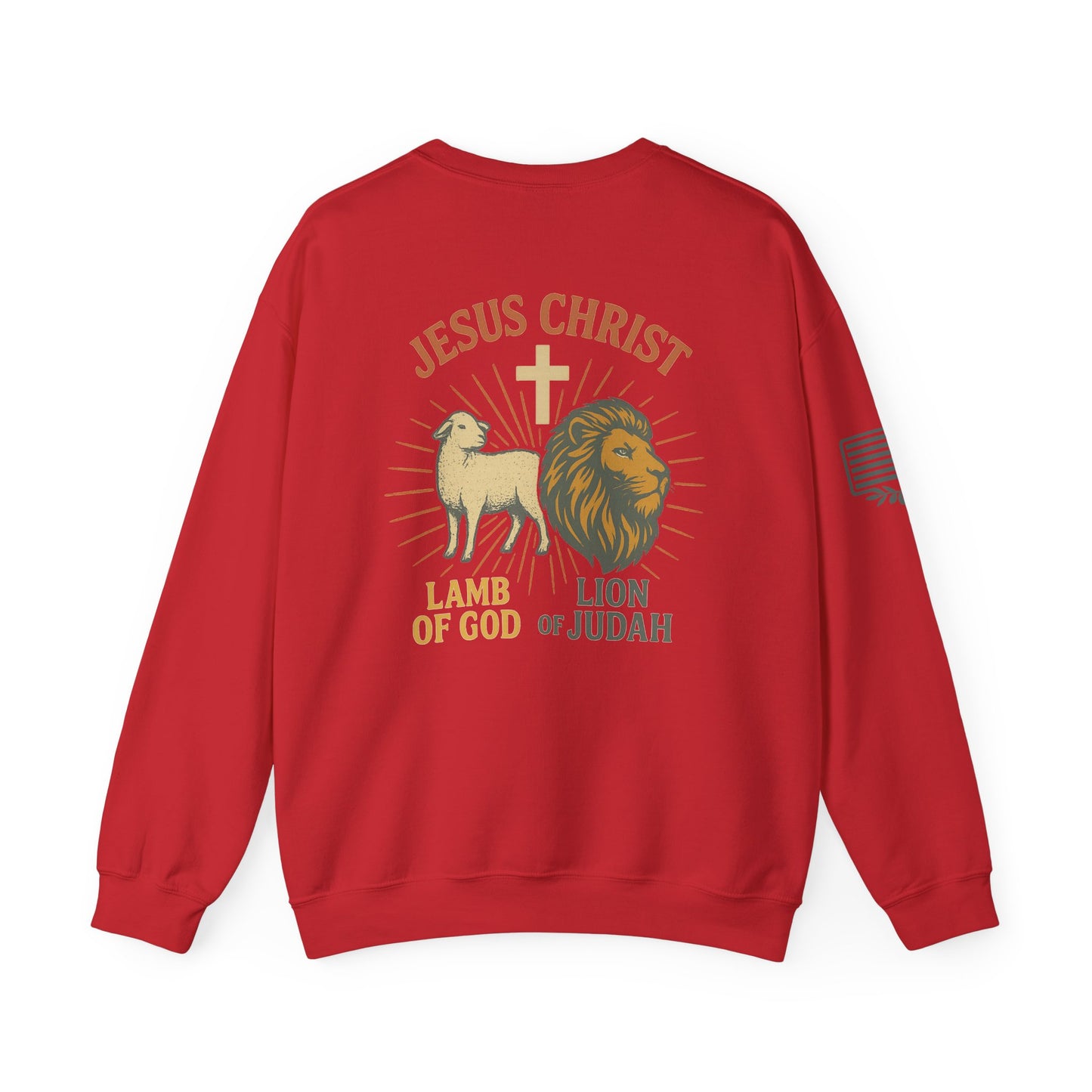 Lamb and Lion Crewneck Sweatshirt