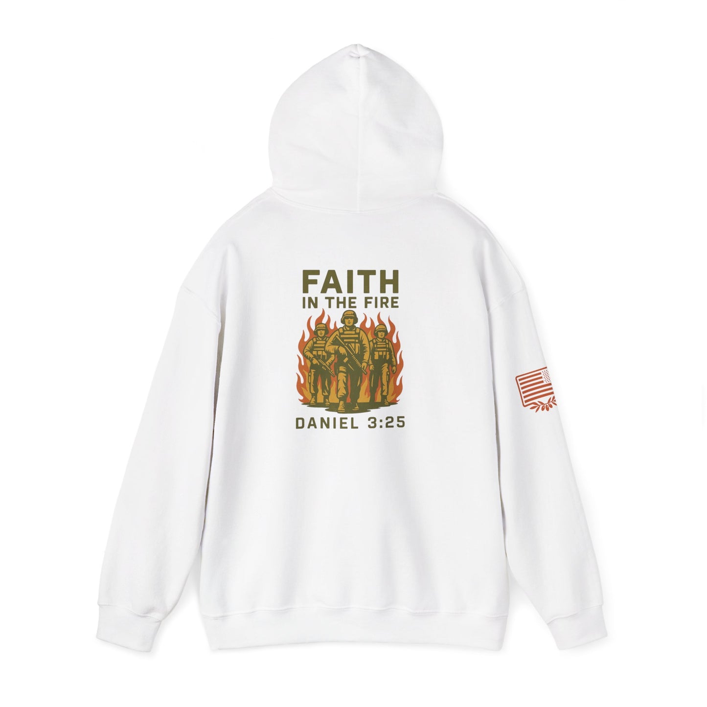 Faith In The Fire Heavy Hooded Sweatshirt