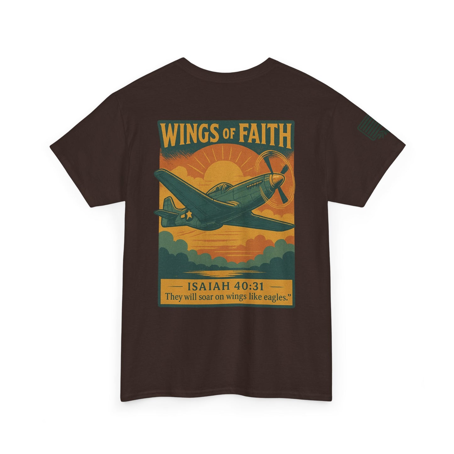 Wings of Faith Heavy Cotton Tee