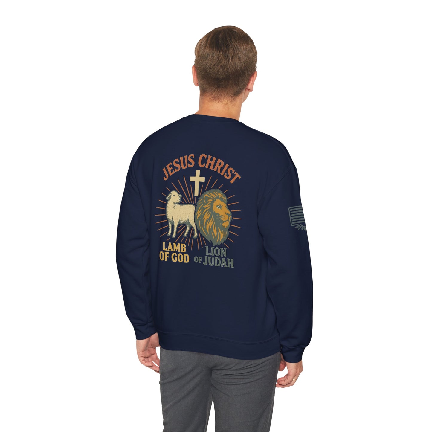 Lamb and Lion Crewneck Sweatshirt
