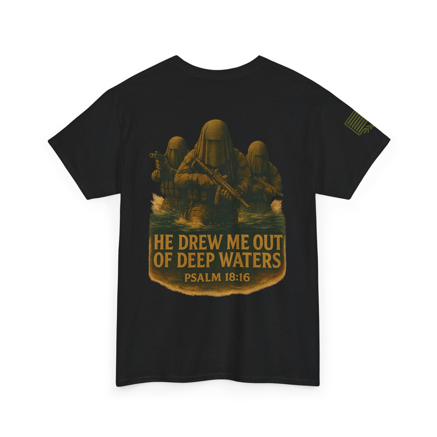 Psalm 18:16 Heavy Cotton Tee