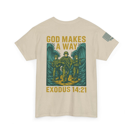 God Makes a Way Heavy Cotton Tee