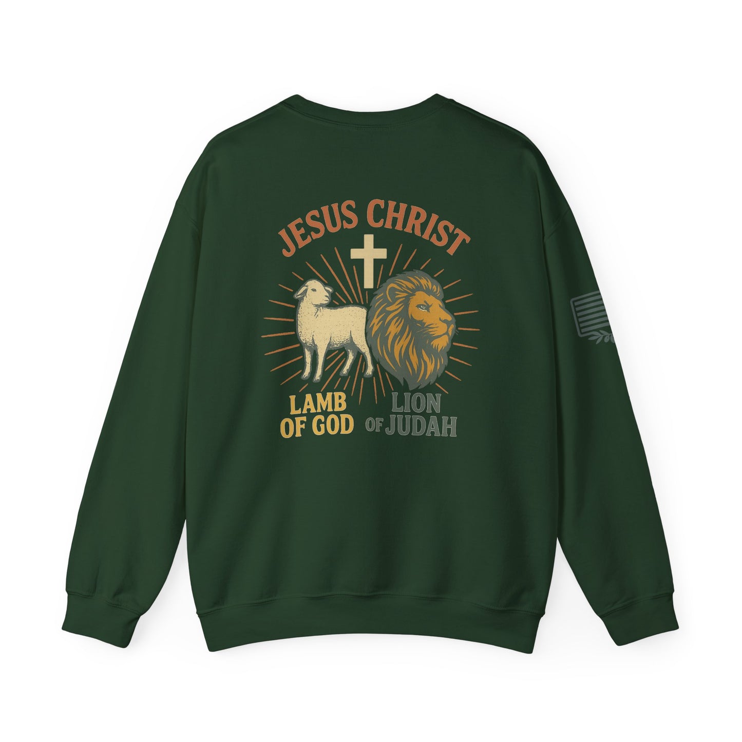Lamb and Lion Crewneck Sweatshirt