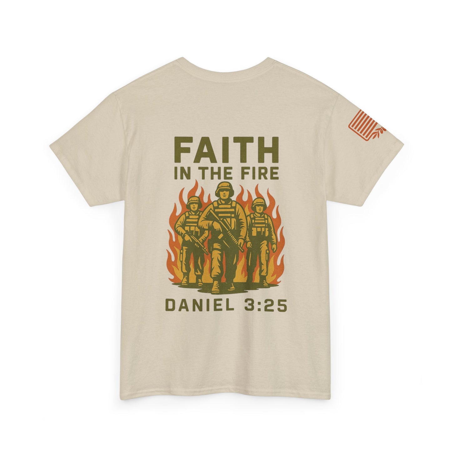 Faith In The Fire Heavy Cotton Tee