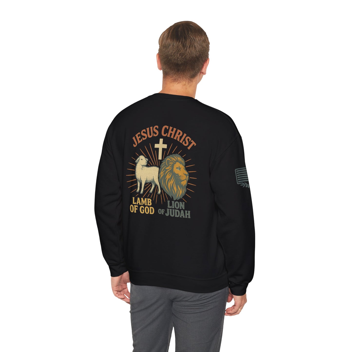 Lamb and Lion Crewneck Sweatshirt