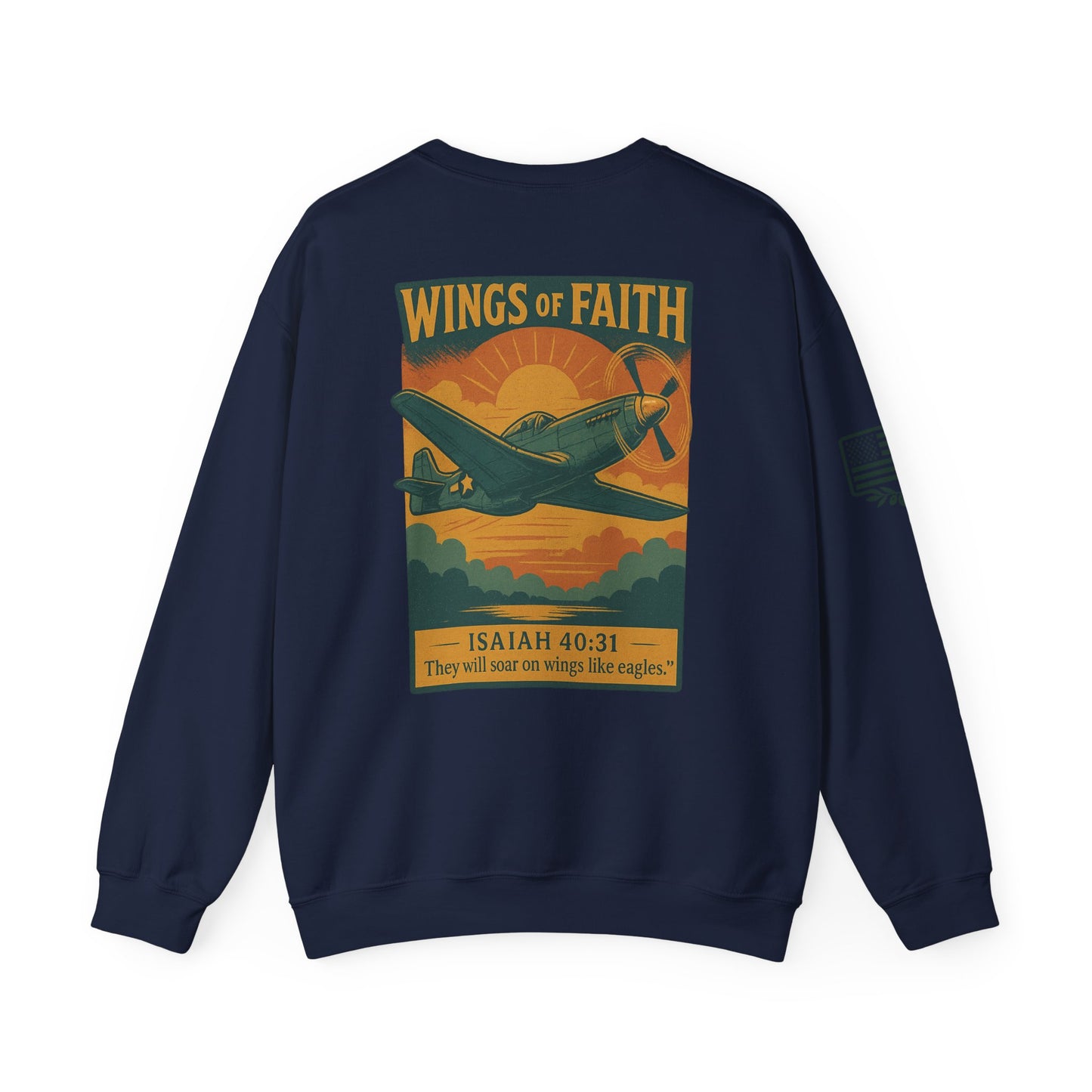 Wings of Faith Crewneck Sweatshirt