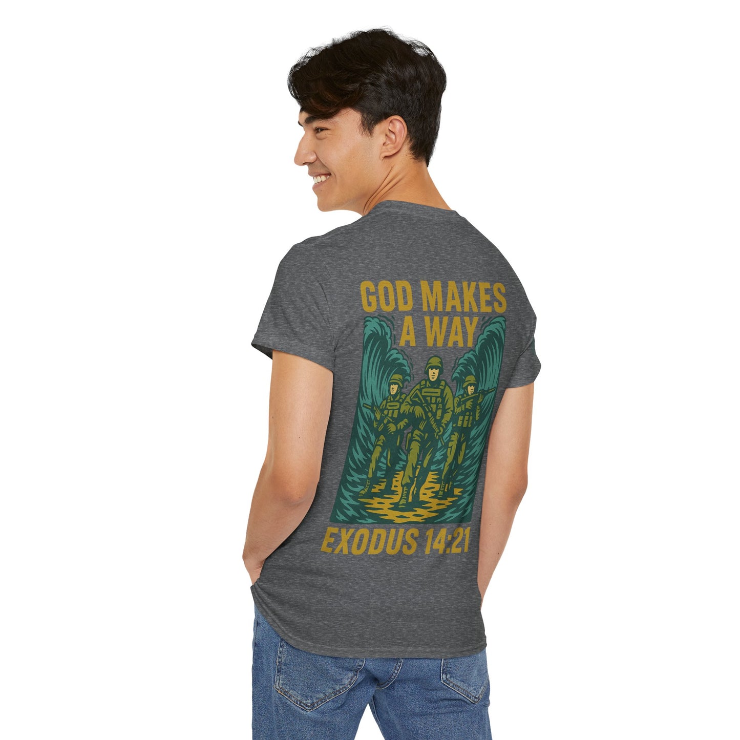 God Makes a Way Heavy Cotton Tee