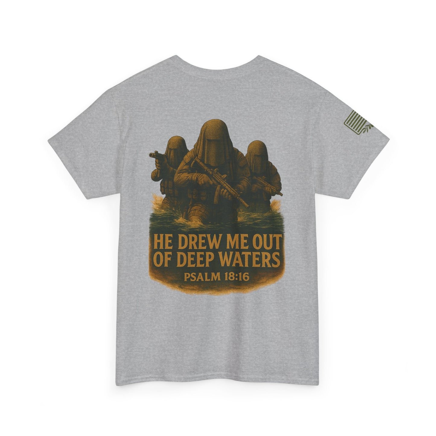 Psalm 18:16 Heavy Cotton Tee