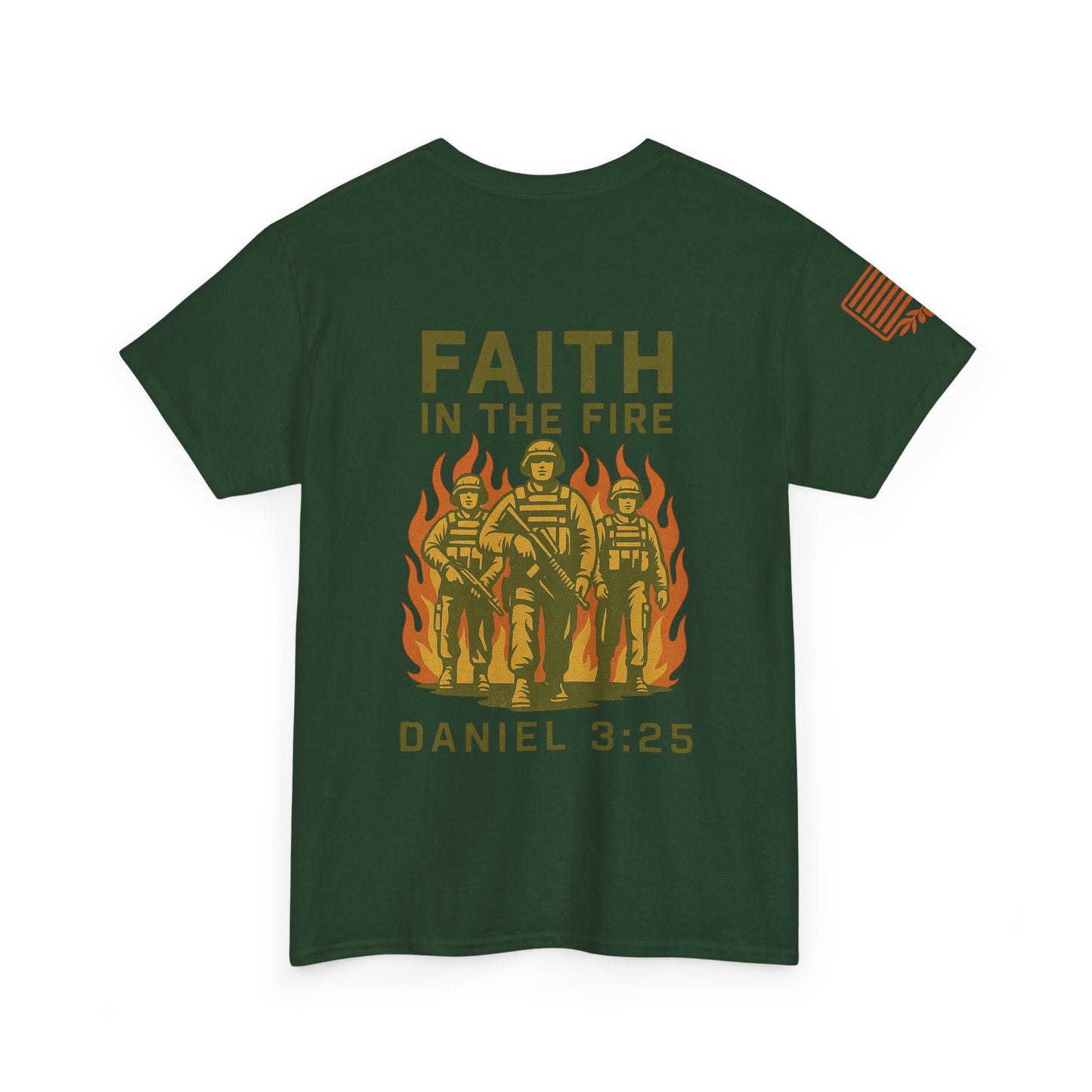 Faith In The Fire Heavy Cotton Tee
