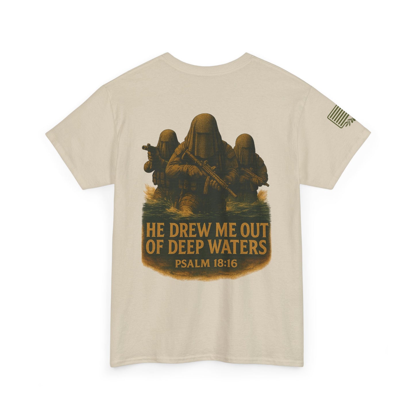 Psalm 18:16 Heavy Cotton Tee