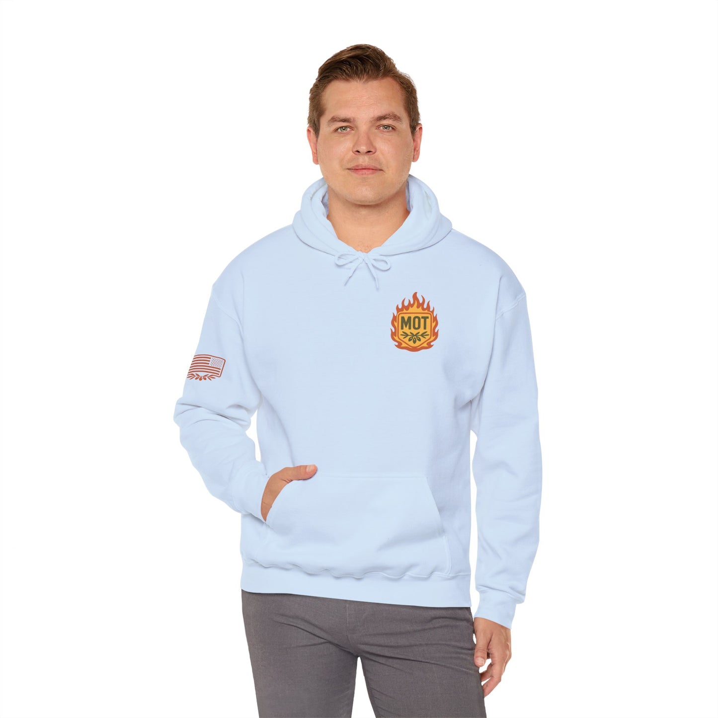 Faith In The Fire Heavy Hooded Sweatshirt