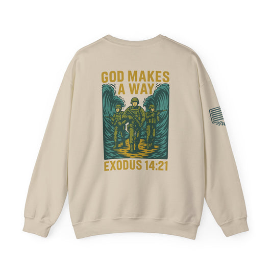 God Makes a Way Crewneck Sweatshirt