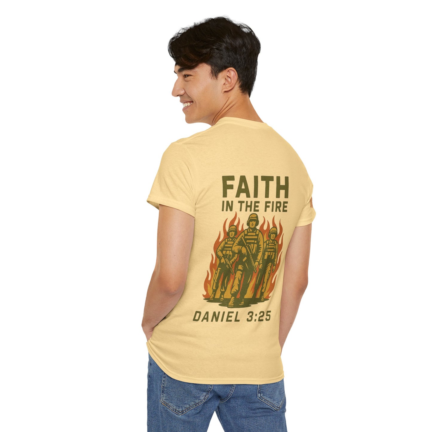 Faith In The Fire Heavy Cotton Tee