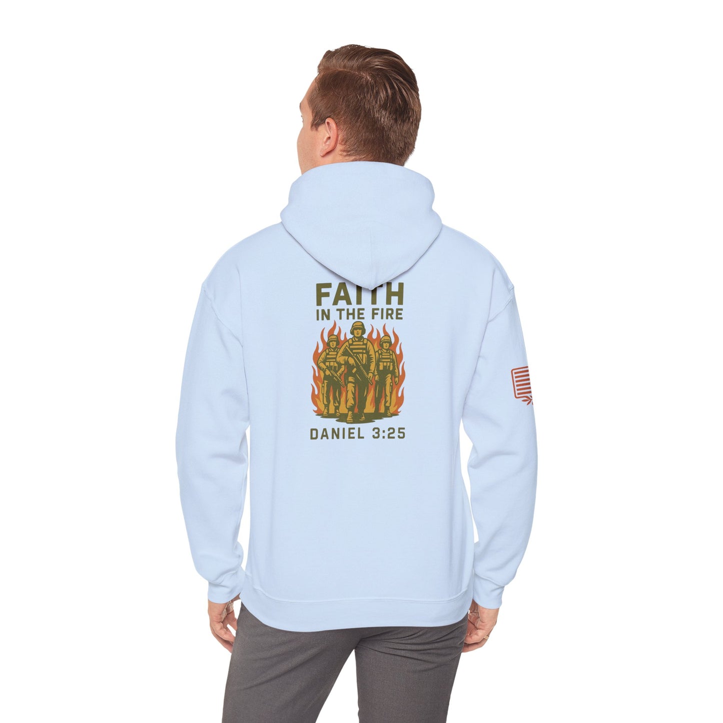 Faith In The Fire Heavy Hooded Sweatshirt
