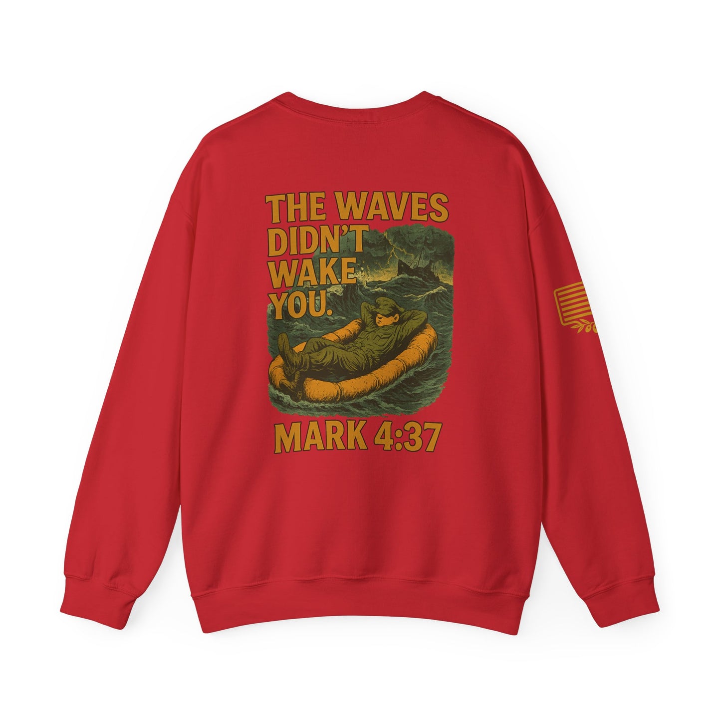 Mark 4:37 Crewneck Sweatshirt