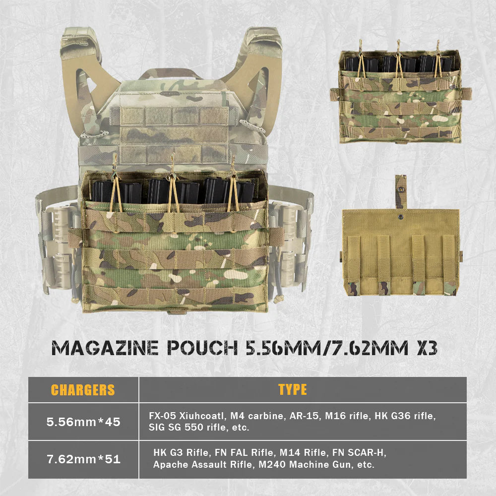 VOTAGOO Lightweight Hypalon Tactical Vest