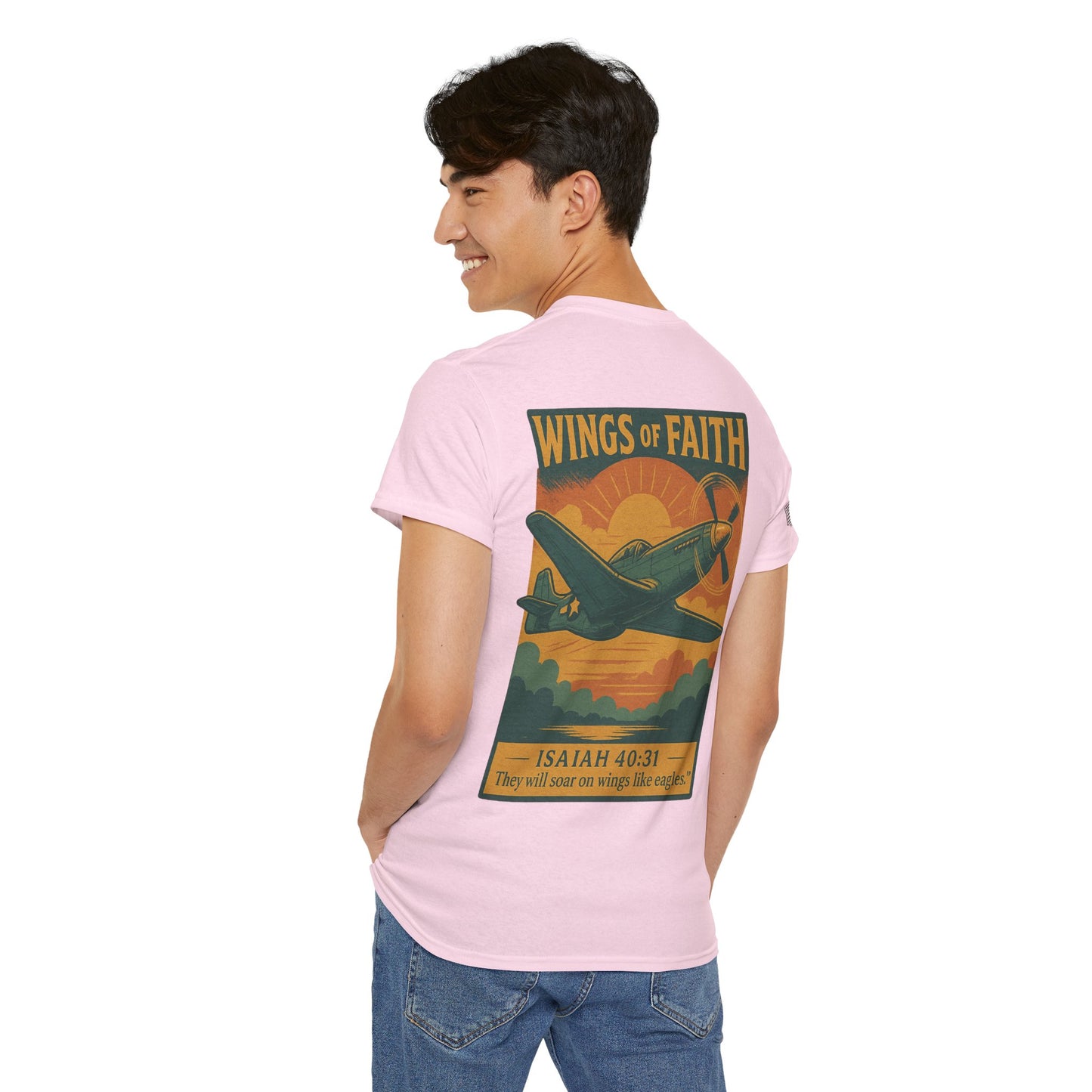 Wings of Faith Heavy Cotton Tee
