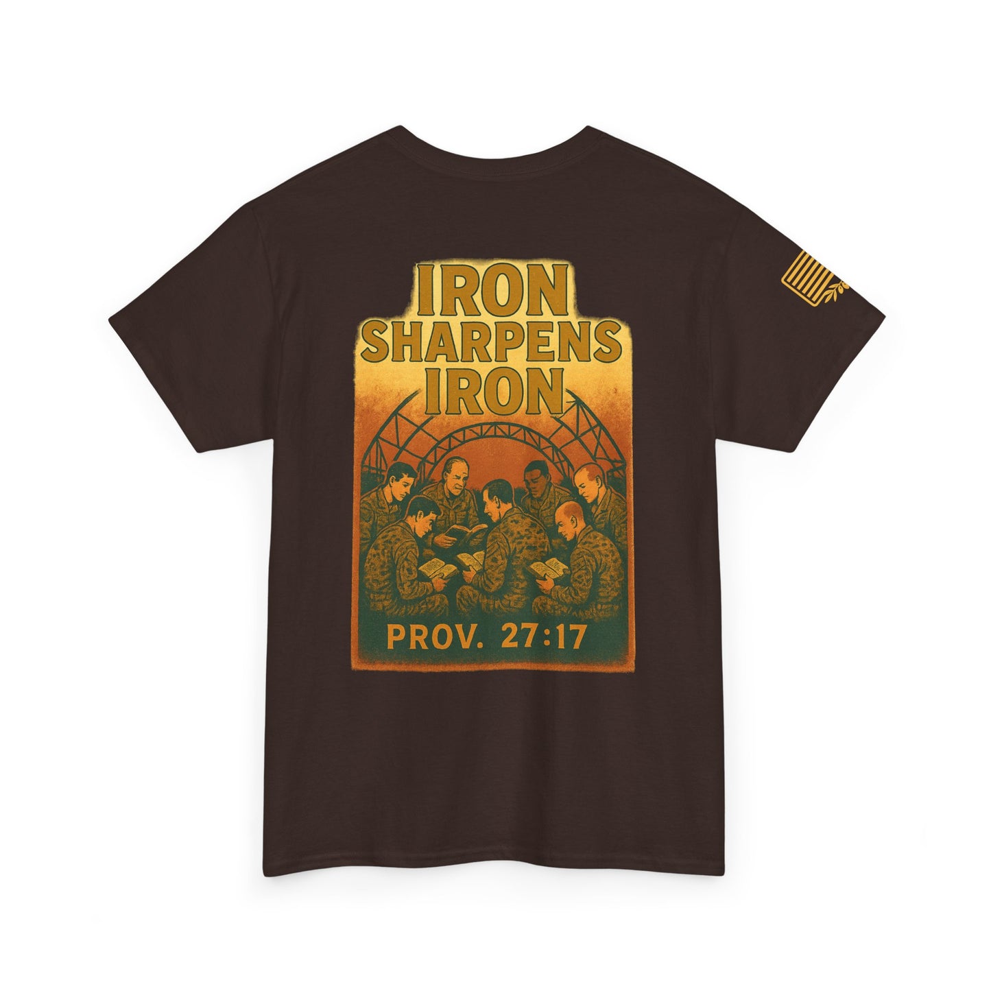 Iron Sharpens Iron Heavy Cotton Tee