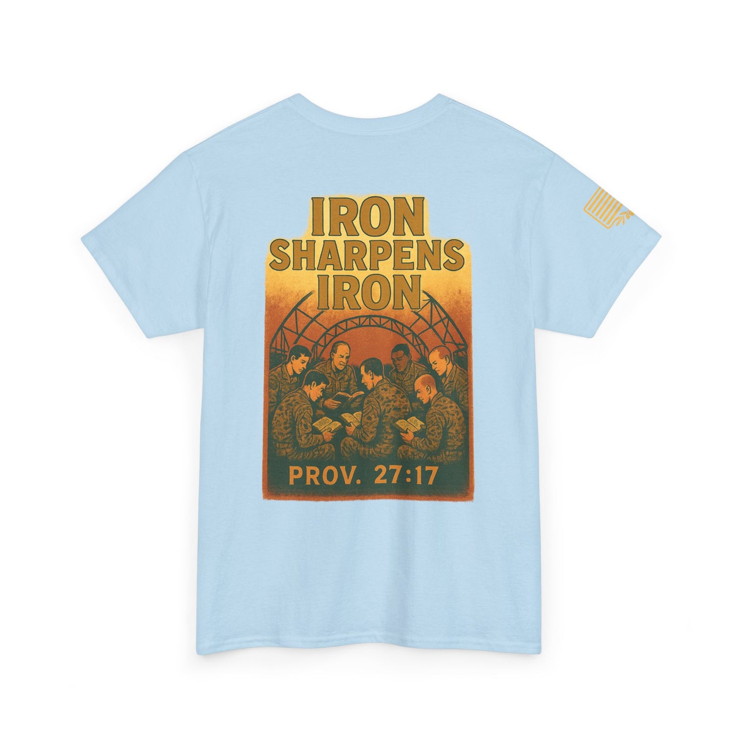 Iron Sharpens Iron Heavy Cotton Tee