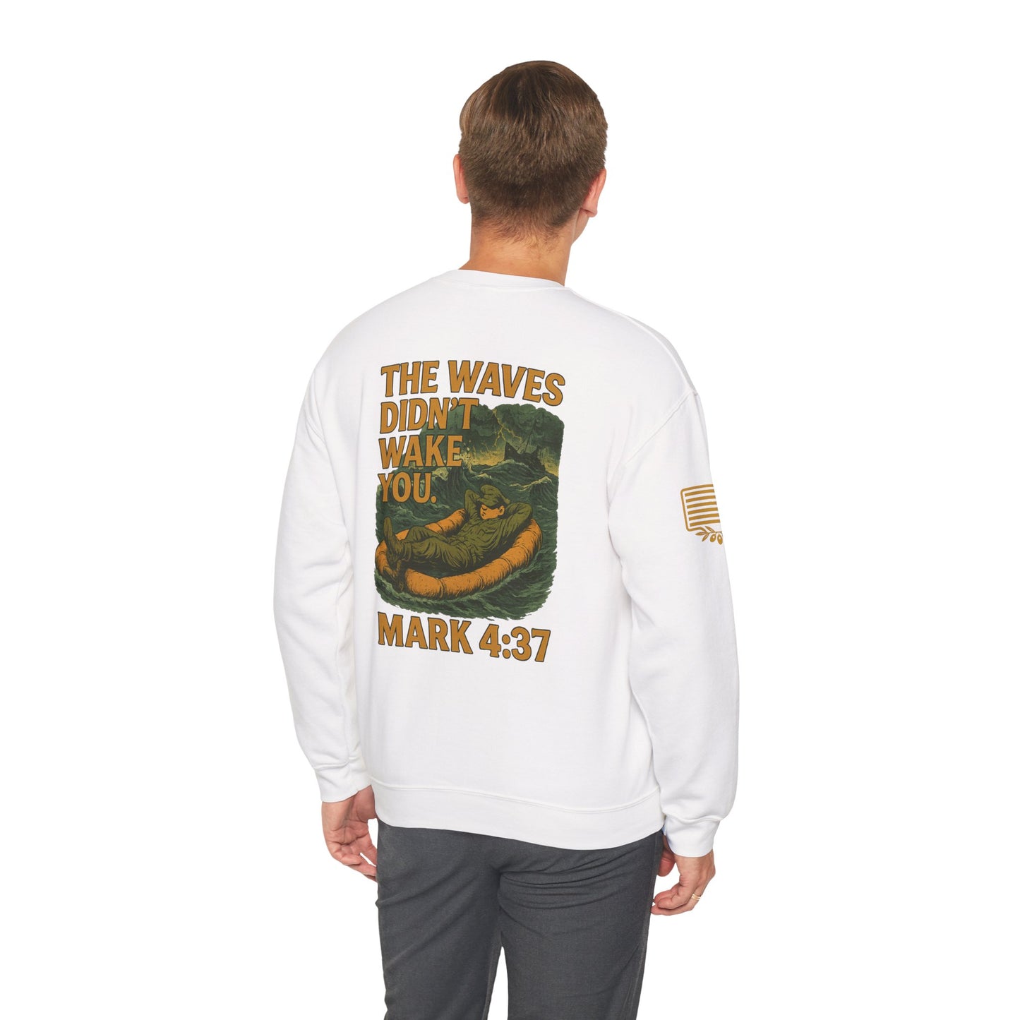 Mark 4:37 Crewneck Sweatshirt