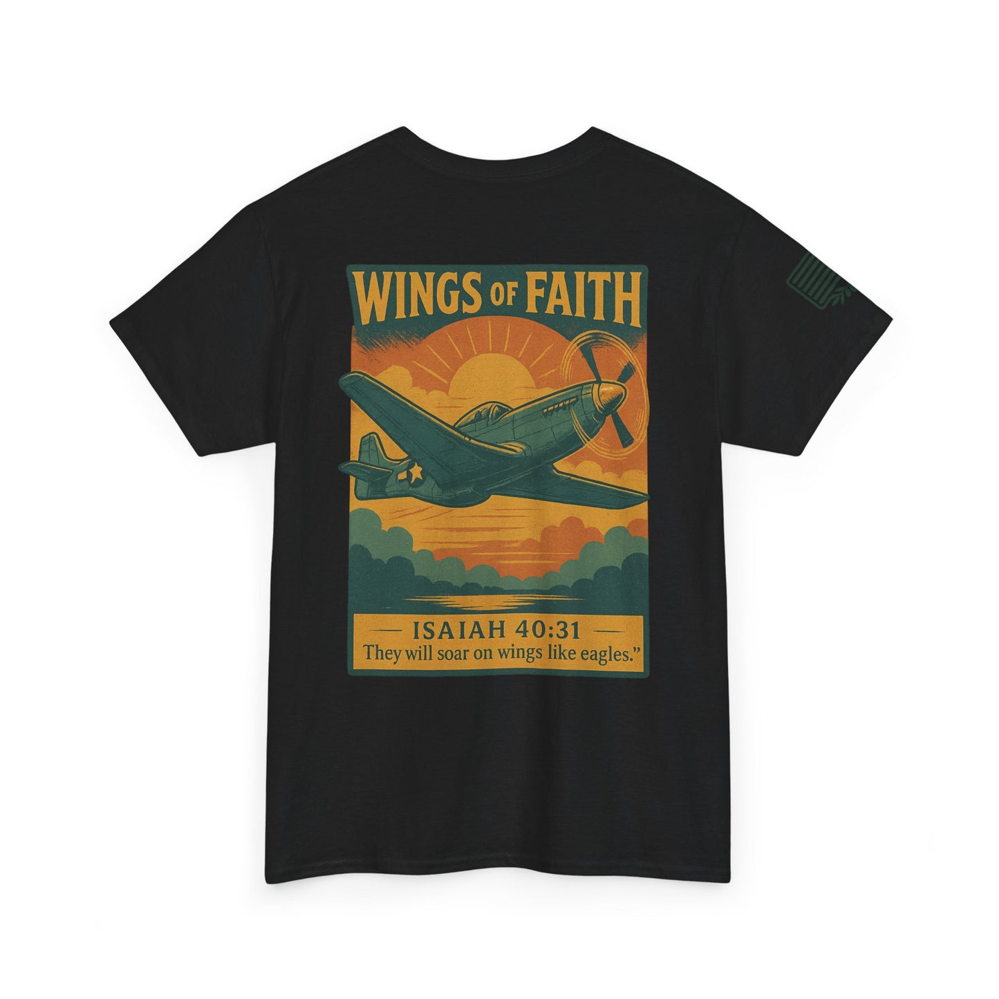 Wings of Faith Heavy Cotton Tee