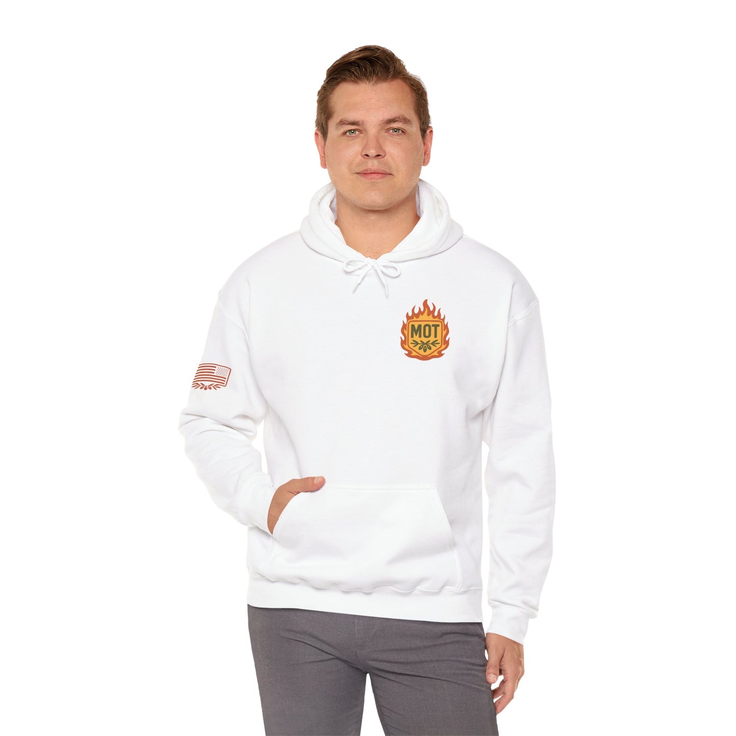 Faith In The Fire Heavy Hooded Sweatshirt