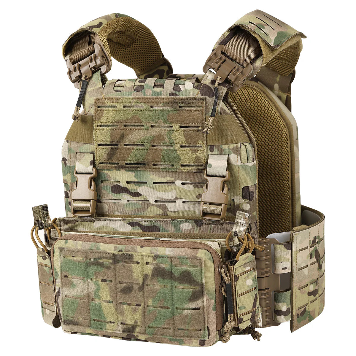 VOTAGOO Adjustable Tactical Vest with Admin Drop Pouch