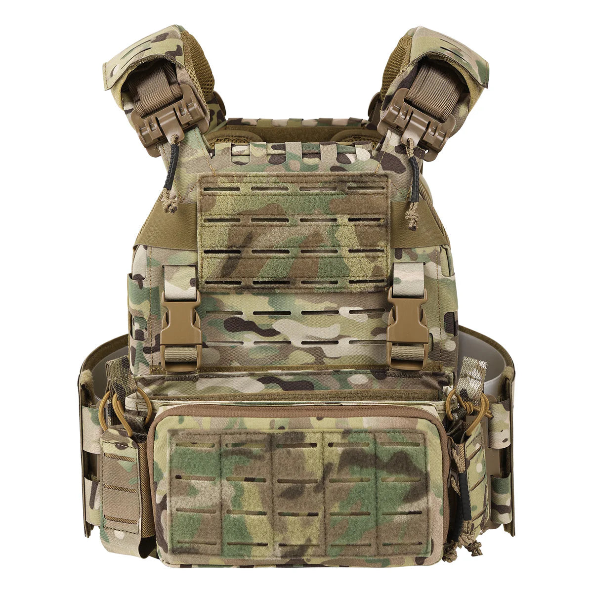 VOTAGOO Adjustable Tactical Vest with Admin Drop Pouch