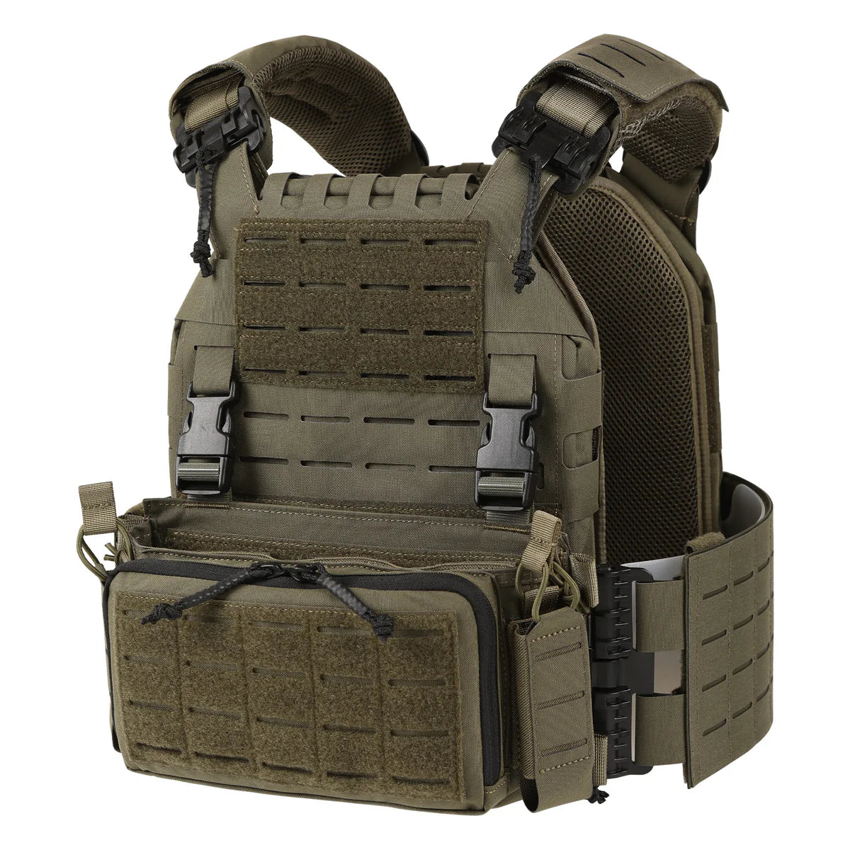 VOTAGOO Adjustable Tactical Vest with Admin Drop Pouch